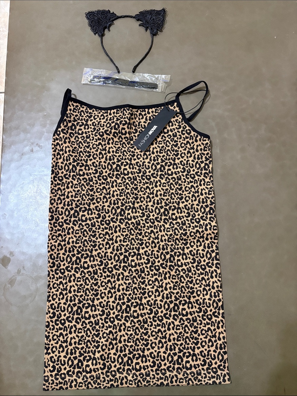 Leopard Print Cami Dress